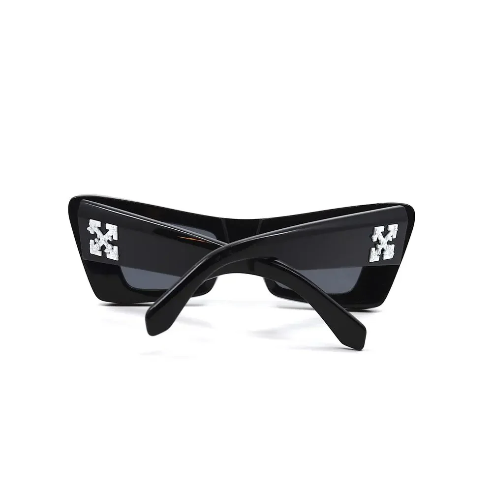 OFF-WHITE 0ER1027 BLACK DARK GREY WOMEN'S AUTHENTIC SUNGLASSES